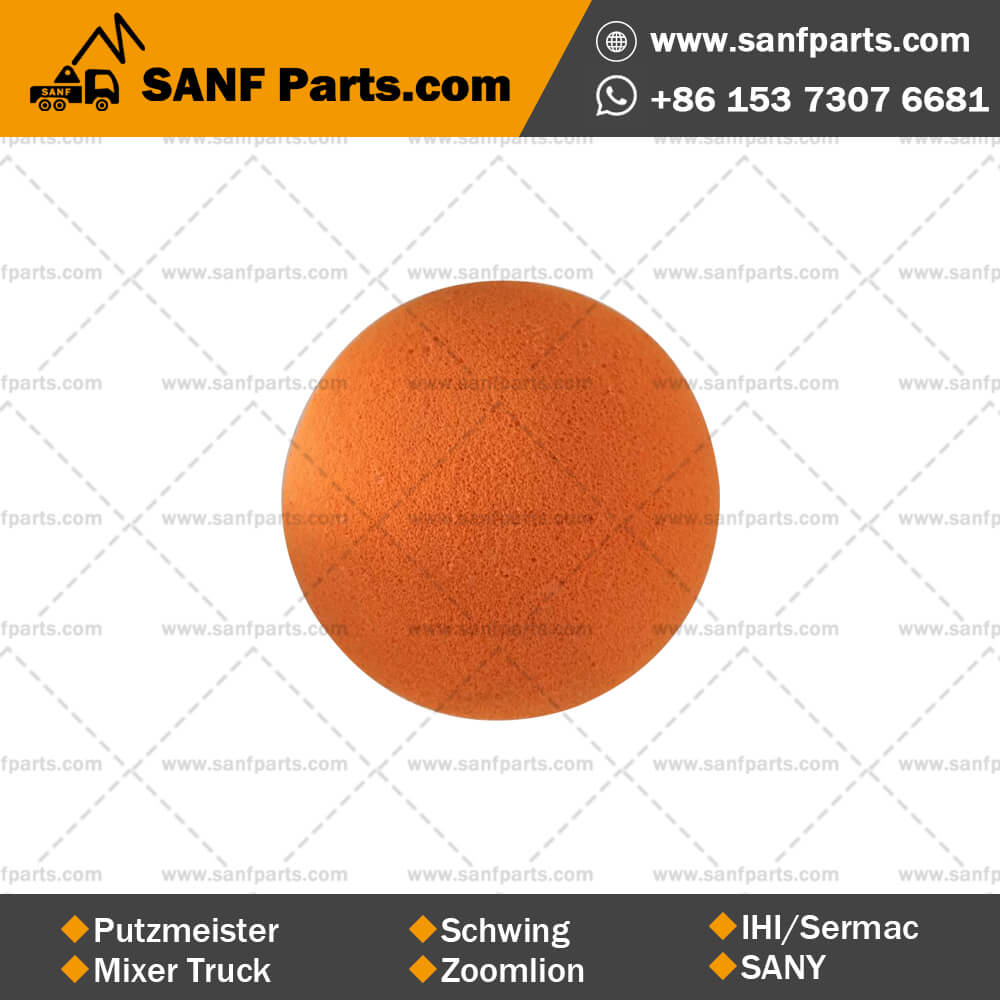 Concrete Pump Sponge Cleaning Ball DN125 DN150 DN175 Concrete Pump Sponge Cleaning Ball DN125 DN150 DN175