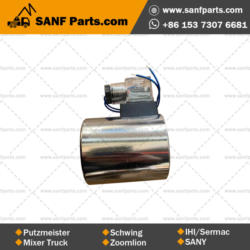 Putzmeister Concrete Pump Spare Part SOLENOID COIL 24V Length 50mm, ID 23mm Putzmeister Concrete Pump Spare Part SOLENOID COIL 24V Length 50mm, ID 23mm